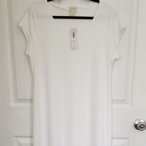 Chicos Black and White Maxi Dress